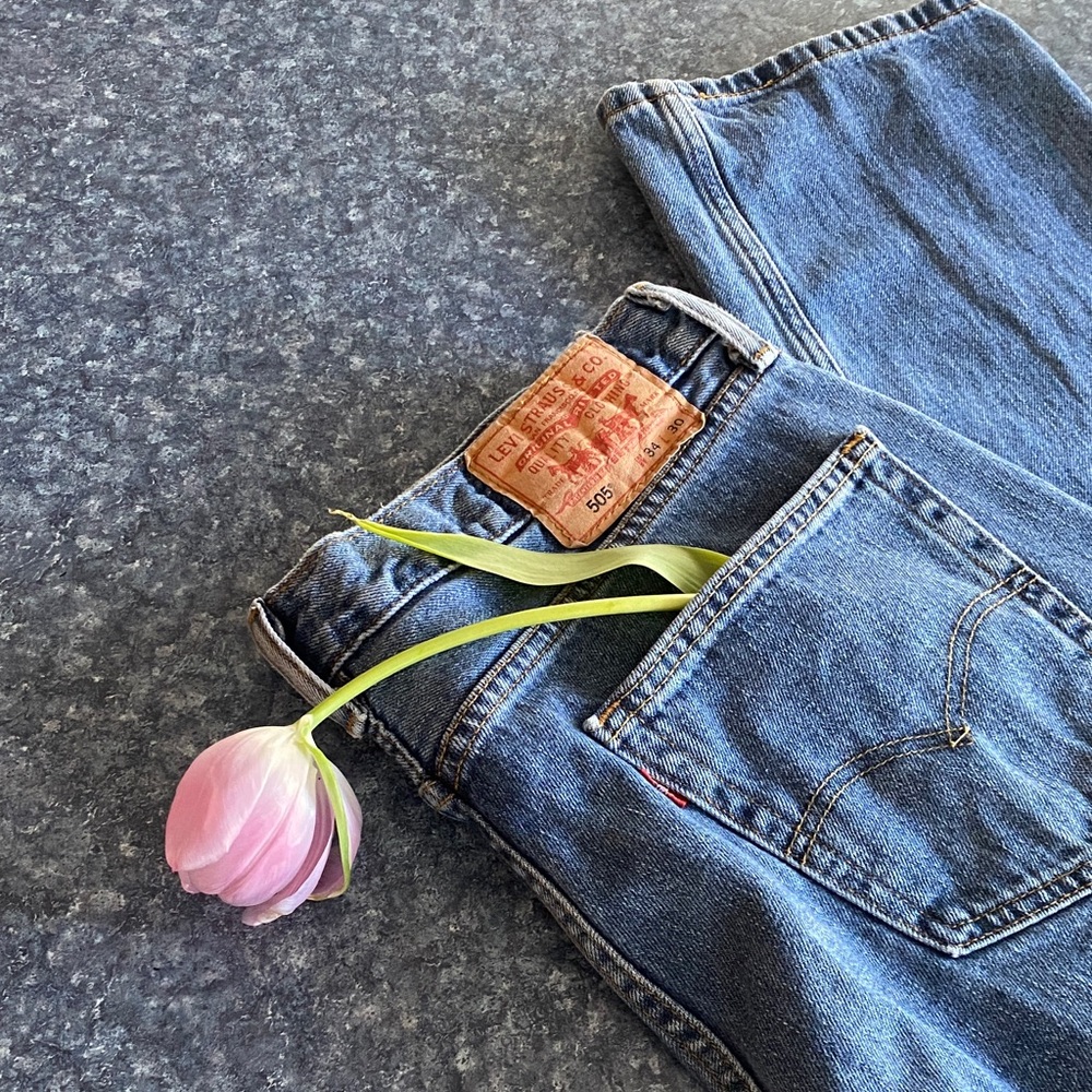Levi's 505 Blue Denim Jeans 34|30